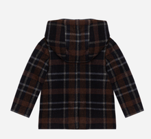 Load image into Gallery viewer, PATACHOU Brown coat with wooden buttons
