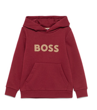 Load image into Gallery viewer, HUGO BOSS logo-print hoodie
