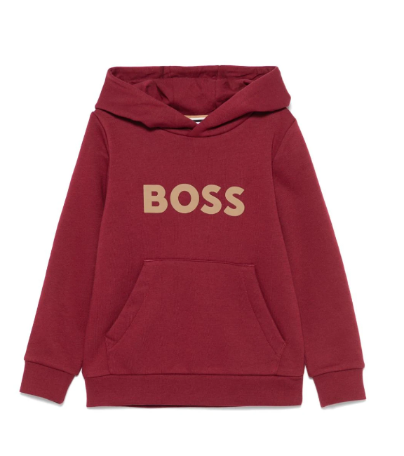 HUGO BOSS logo-print hoodie