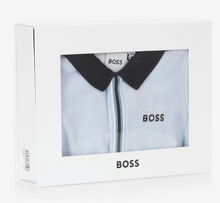 Load image into Gallery viewer, HUGO BOSS Boys Velour Babygrow
