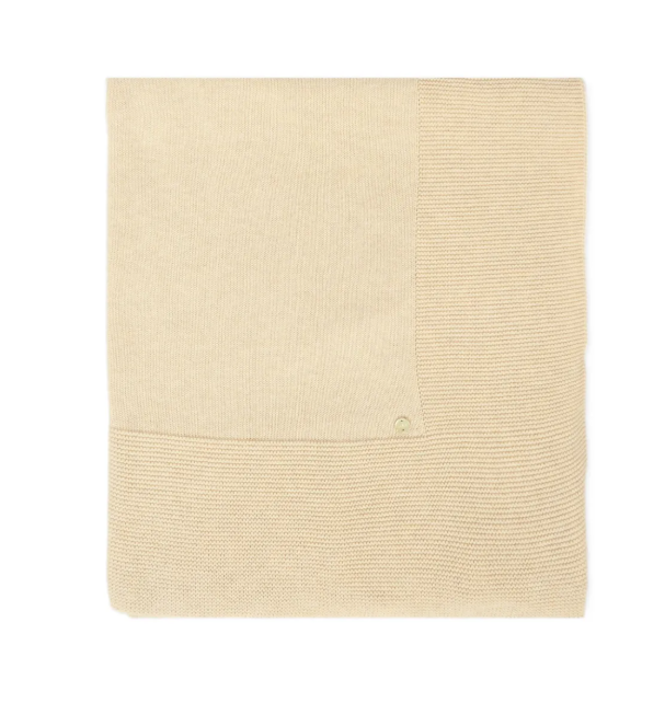 PAZ RODRIGUEZ RIBBED KNITTED BABY BLANKET