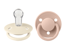 Load image into Gallery viewer, Bibs De Lux 2 Pack Silicone Onesize Ivory/Blush
