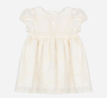 Load image into Gallery viewer, PATACHOU Elegant beige floral patterned dress
