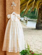 Load image into Gallery viewer, PATACHOU Girls Ivory Embroidered Tulle Ceremony Gown
