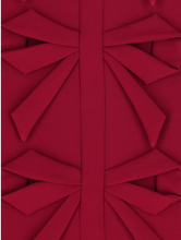 Load image into Gallery viewer, PATACHOU bow-embellished A-line dress
