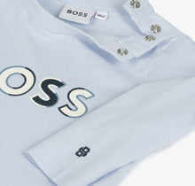 Load image into Gallery viewer, HUGO BOSS Baby Boys Pale Blue Organic Cotton Top
