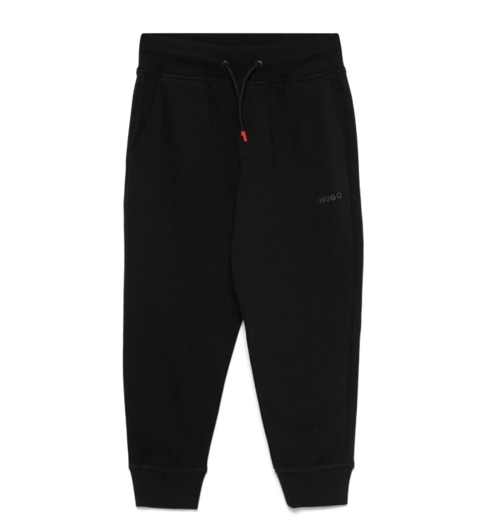 HUGO logo-rubberised track pants