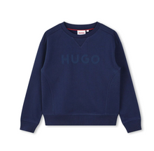 Load image into Gallery viewer, HUGO Logo-embroidered sweatshirt
