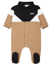 Load image into Gallery viewer, HUGO BOSS logo-print babygrow
