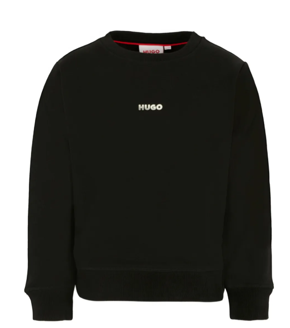 HUGO logo-print crew-neck sweatshirt