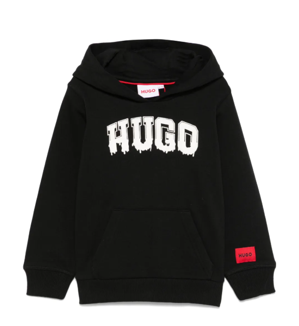 HUGO logo-print hoodie
