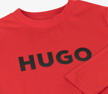 Load image into Gallery viewer, HUGO Boys Red Organic Cotton Top
