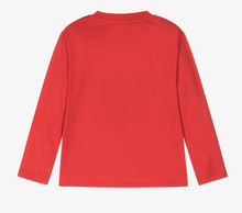 Load image into Gallery viewer, HUGO Boys Red Organic Cotton Top
