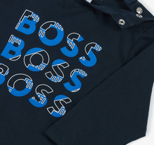 Load image into Gallery viewer, HUGO BOSS Boys Blue Cotton Top
