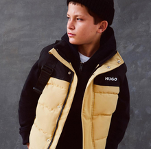 Load image into Gallery viewer, HUGO padded colour-block gilet
