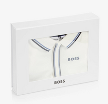 Load image into Gallery viewer, HUGO BOSS Baby Boys Navy Blue Cotton Romper
