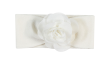 Load image into Gallery viewer, STORY LORIS Milky White Hairband With Flower For Baby Girls
