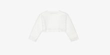 Load image into Gallery viewer, PAZ RODRIGUEZ Girls Ivory Knot Stitch Knit wool Cardigan
