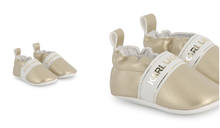 Load image into Gallery viewer, KARL LAGERFELD KIDS logo-print slippers
