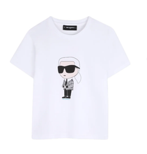 Load image into Gallery viewer, KARL LAGERFELD white basic tshirt

