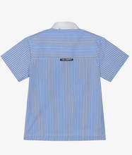 Load image into Gallery viewer, KARL LAGERFELD Boys Blue Cotton Striped Shirt
