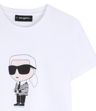 Load image into Gallery viewer, KARL LAGERFELD white basic tshirt
