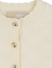 Load image into Gallery viewer, MICHAEL KORS logo-patterned knitted cardigan and trousers
