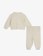 Load image into Gallery viewer, MICHAEL KORS logo-patterned knitted cardigan and trousers
