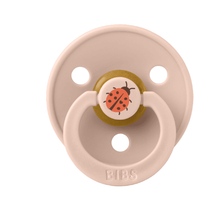 Load image into Gallery viewer, BIBS Pacifier Studio Colour 2 PACK Ladybug Latex size 1 Blush Mix
