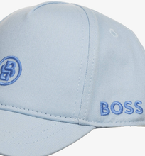 Load image into Gallery viewer, HUGO BOSS Baby Boys Blue Cotton Double B Cap
