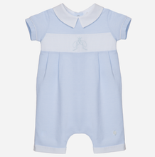 Load image into Gallery viewer, PATACHOU Blue jersey romper
