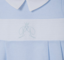 Load image into Gallery viewer, PATACHOU Blue jersey romper
