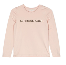 Load image into Gallery viewer, MICHAEL KORS logo-lettering long-sleeved T-shirt
