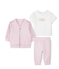 Load image into Gallery viewer, MICHAEL KORS KIDS logo-print tracksuit set
