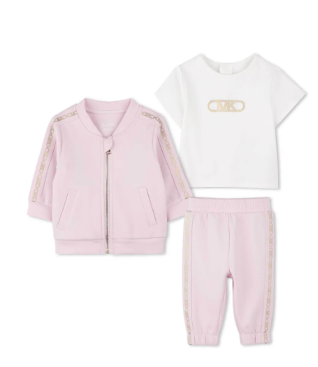 MICHAEL KORS KIDS logo-print tracksuit set