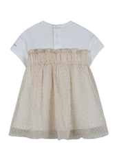 Load image into Gallery viewer, MICHEAL KORS ruffled logo dress
