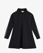 Load image into Gallery viewer, MICHAEL KORS logo-tape long-sleeve casual dress
