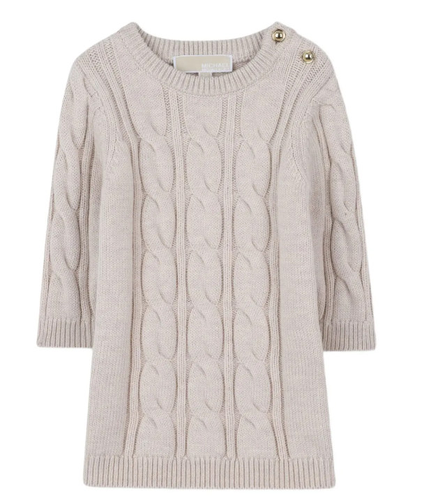 MICHAEL KORS cable-knit dress