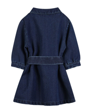 Load image into Gallery viewer, MICHAEL KORS belted denim dress
