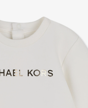 Load image into Gallery viewer, MICHAEL KORS logo printed flared dress
