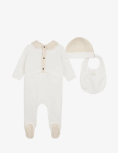 Load image into Gallery viewer, MICHAEL KORS monogram-print cotton babygrow set
