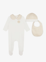 Load image into Gallery viewer, MICHAEL KORS monogram-print cotton babygrow set
