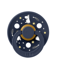 Load image into Gallery viewer, BIBS x Moomin Pacifier Colour 2 PACK Good Night Latex Size 2 Breeze Mix
