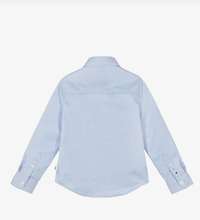 Load image into Gallery viewer, HUGO BOSS Boys Blue Oxford Cotton Shirt
