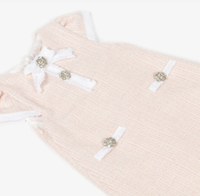 Load image into Gallery viewer, PATACHOU Girls Pale Pink Sparkle Tweed Dress

