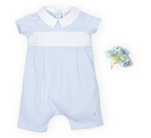 Load image into Gallery viewer, PATACHOU Blue jersey romper
