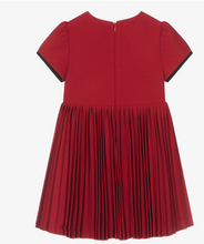 Load image into Gallery viewer, PATACHOU Girls Red Pleated Twill Dress
