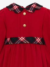 Load image into Gallery viewer, PATACHOU Tartan trim long sleeve dress
