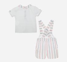 Load image into Gallery viewer, PATACHOU White striped baby boy set
