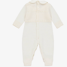 Load image into Gallery viewer, PAZ RODRIGUEZ Ivory Wool Knit Babygrow
